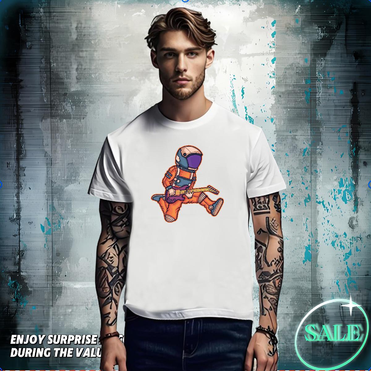 T Shirts Men 100% Cotton 230g universe Beach Breathable Crew Neck Skull Mens Tshirts 2024 Summer Designer Tees