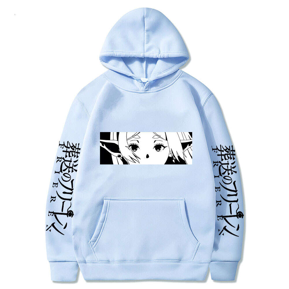 Anime Haruku Beyond Journey's End Women Sweatshirts Frieren Eyes Printed Hoodies Plus Size Long Sleeve Casual Pullovers
