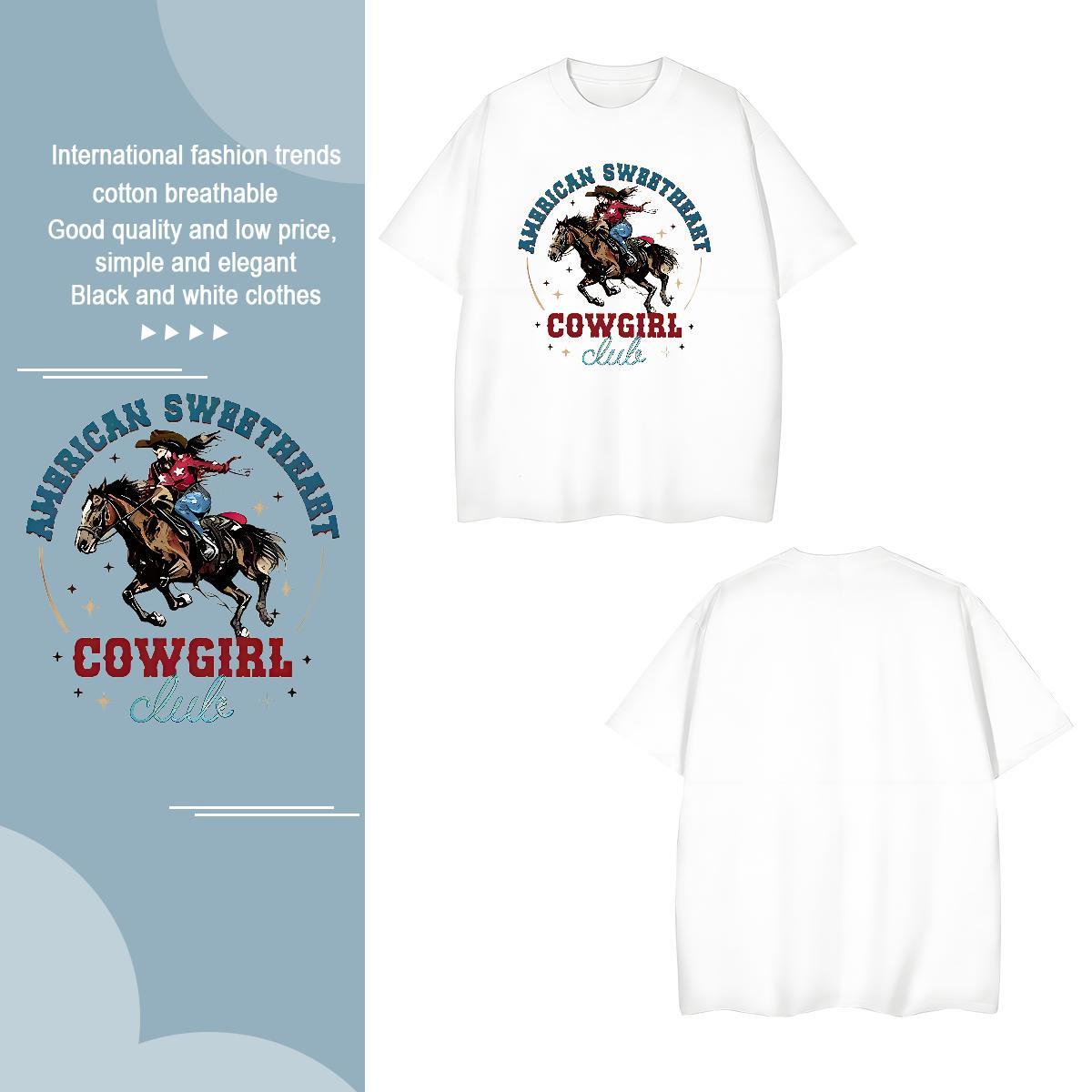 Popular Mens T Shirts horse Breathable Short Sleeve Home Outdoor Custom Big Size 230g 100% Cotton Tshirts Designer Fashion Tops Tees