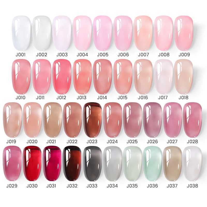 UR SUGAR 15ml Crystal Jelly Nude Pink Purple Gel Nail Polish Transparent Semi-permanent UV Gel Nail Art Soak Off Gel VarnishM240814