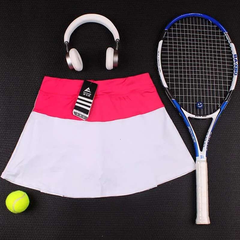 Skirt Tennis Spring Summer Women Sports Badminton Skorts Quick Dry Patchwork Female Training Skirts with Safety Shorts s