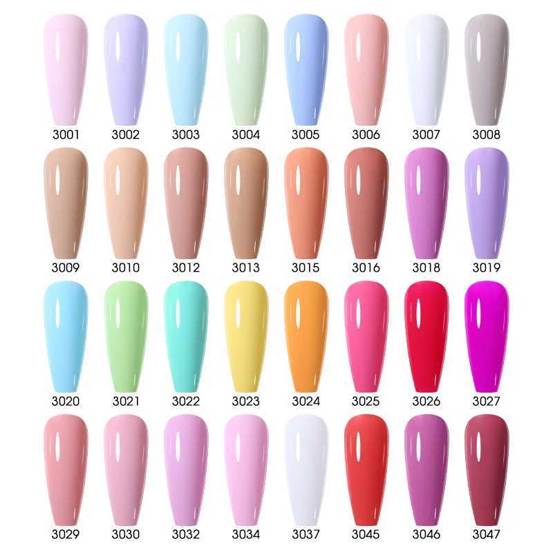 Clou Beaute Gel Nail Polish Neon Brown Royal Blue Red Green Pastal Nude Nail Art Varnishes Gel Lacquer Top Coat UV Gel NailM240814