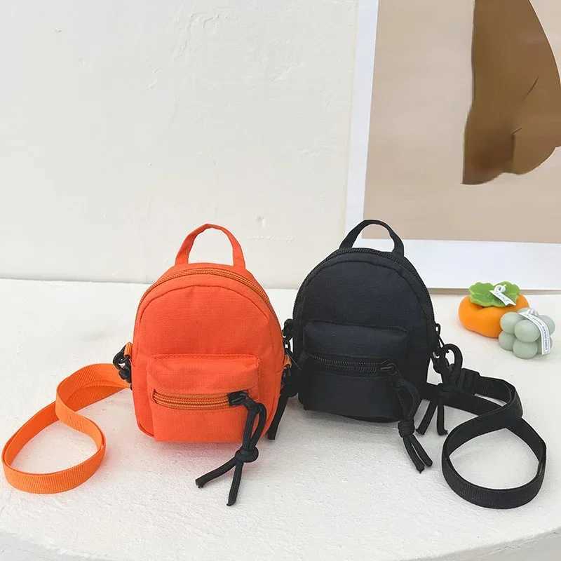 Childrens wallet handbag boys bag childrens fashion bag nylon cross body bag girls small coin bag childrens messenger bag W240813