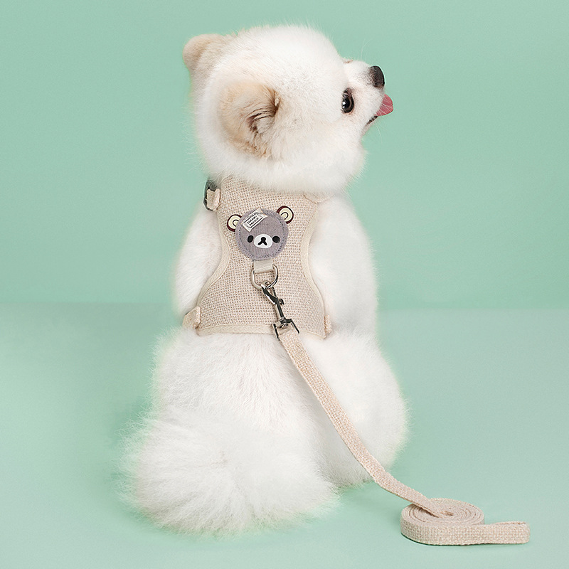 New Dog Leash Vest Type Small and Medium-sized Dog Chest Strap Walking Dog Cat Rabbit Leash Pet Supplies