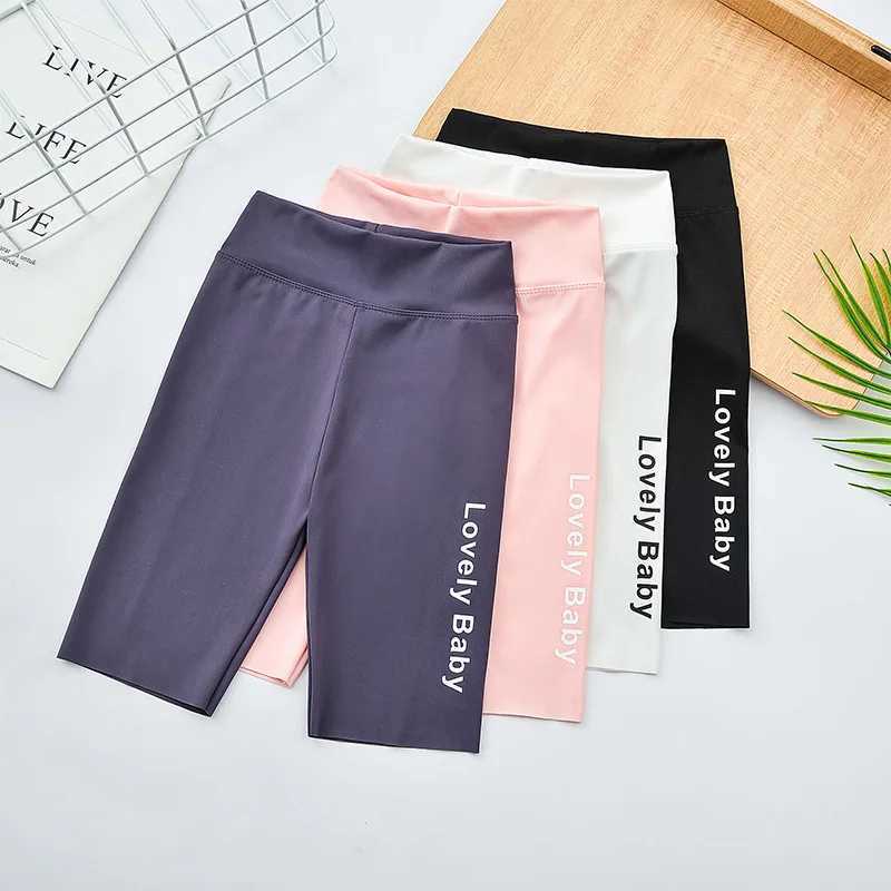 Girls aged 3-12 knee length childrens pants summer candy color Trouser childrens shorts teenage girls calves W240813