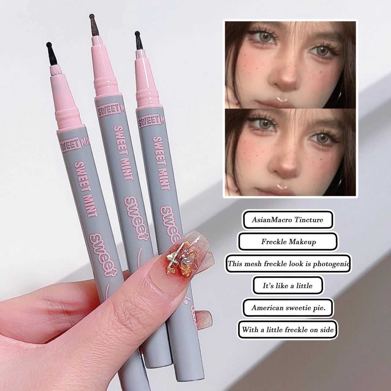 Tear Mole Pen Long Lasting Natural Waterproof Face Fake Mole Spotting Freckle Pencil Lifelike Spot Marker Makeup Tool Cosmetics Y240813