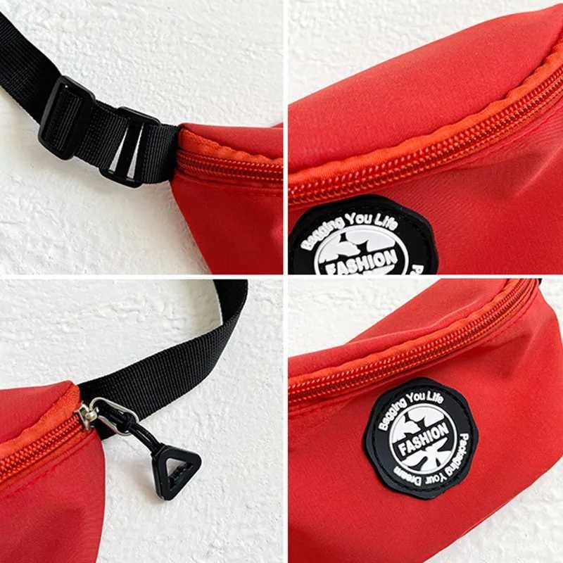 Childrens bag Fashion baby waist bag Childrens girl boy Childrens waist bag Shoulder strap bag Mini coin wallet Mobile phone bag W240813