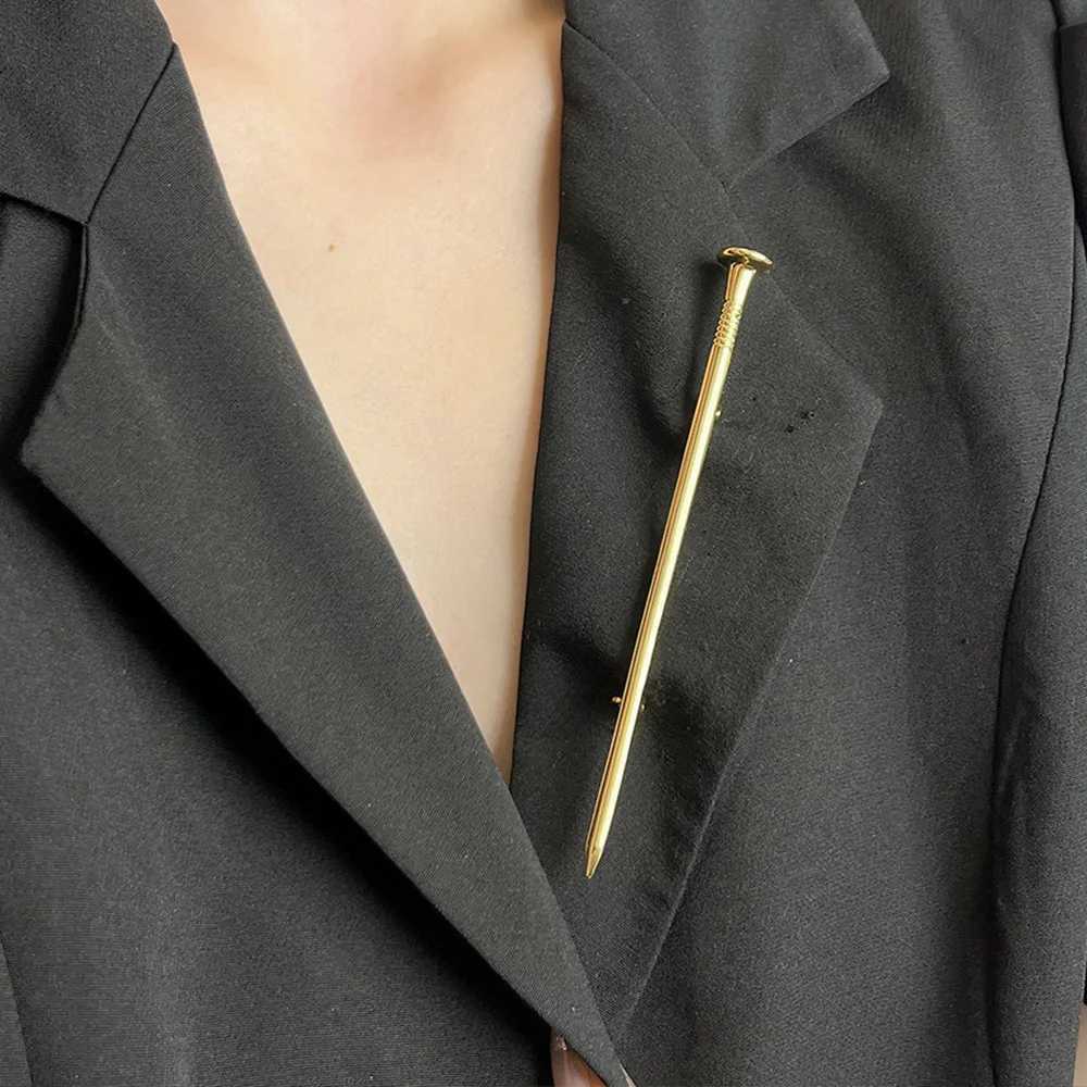 Pins Brooches Metal Nails Broochs For Women Girls Unique Creative Minimalist Suit Corsage Pins Accessories Vintage Jewelry Gifts Q240622