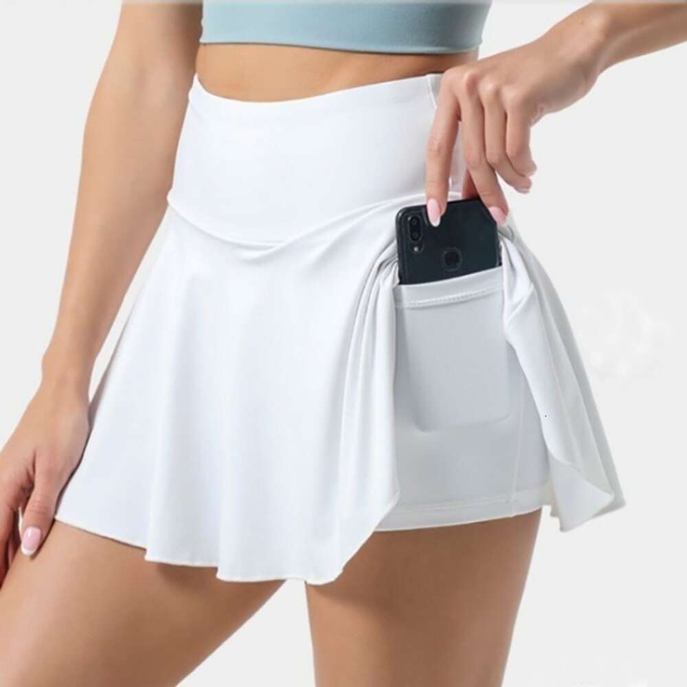 New Women's Skirts with Pockets Waisted Pleated Tennis High Waist Sports Skirt Clothing