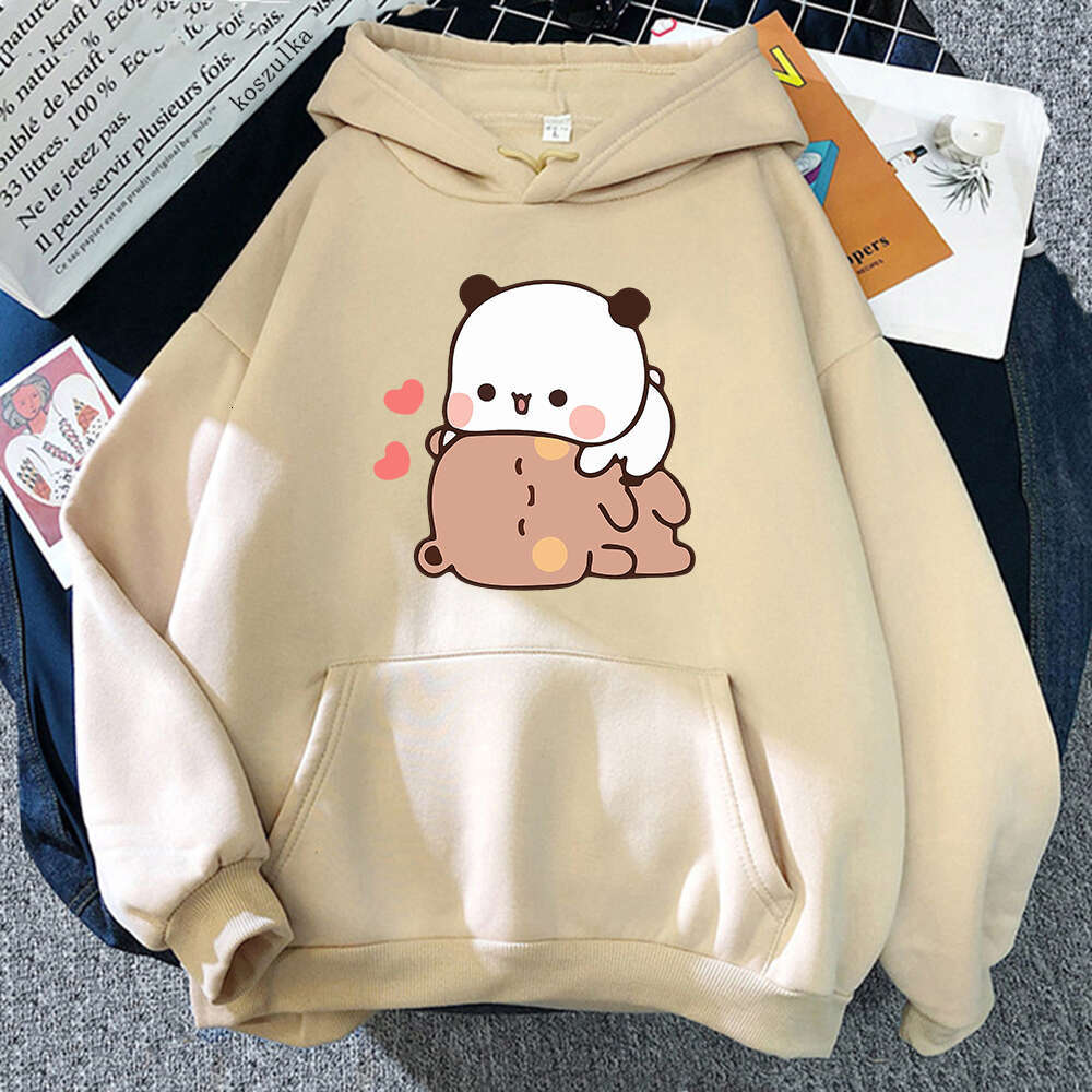 Kawaii Bubu and Dudu Hoodie Women Haruku Funny Graphic Hoodies Autumn Anime Cartoon Casual Hooded Plus Size Sweatshirts s