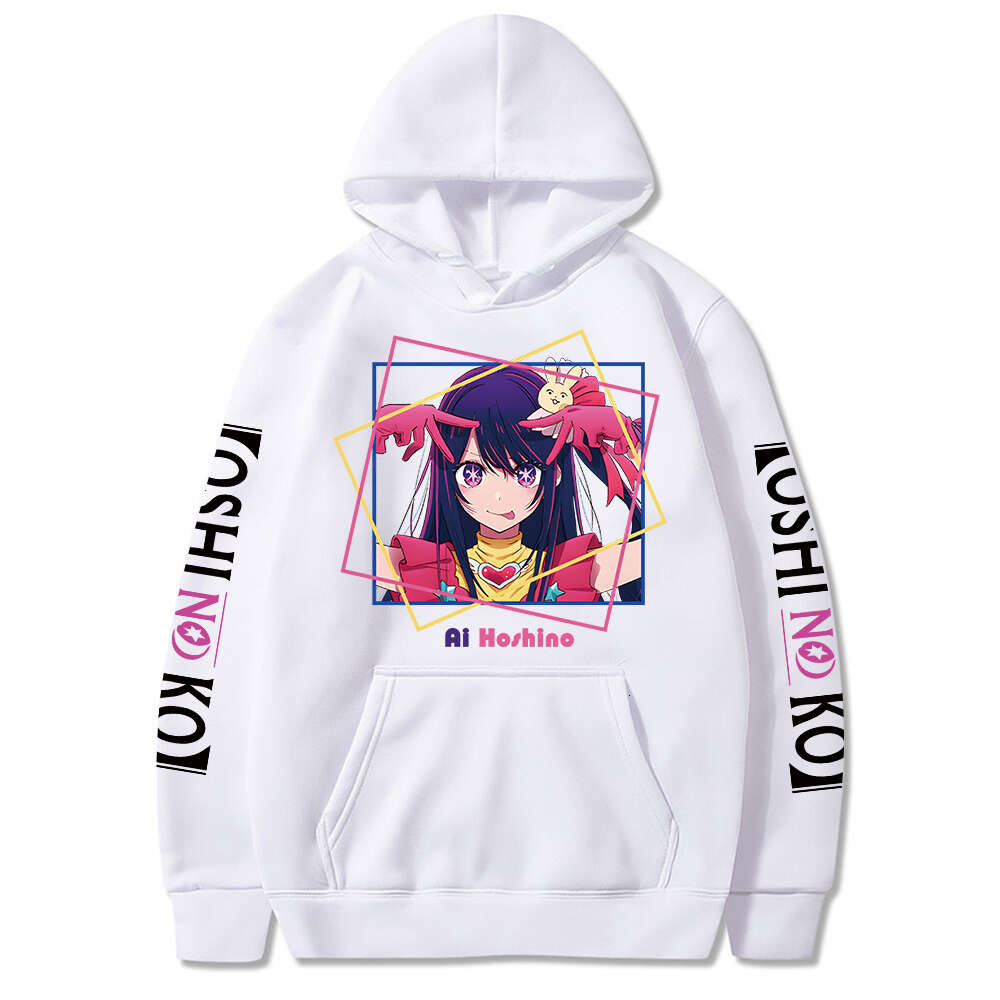 No Oshi Ko Anime Ai Hoshino Print Women Hoodies Haruku Plus Size Sweatshirt Girl Long Sleeve Streetwear Casual Clothes Tops