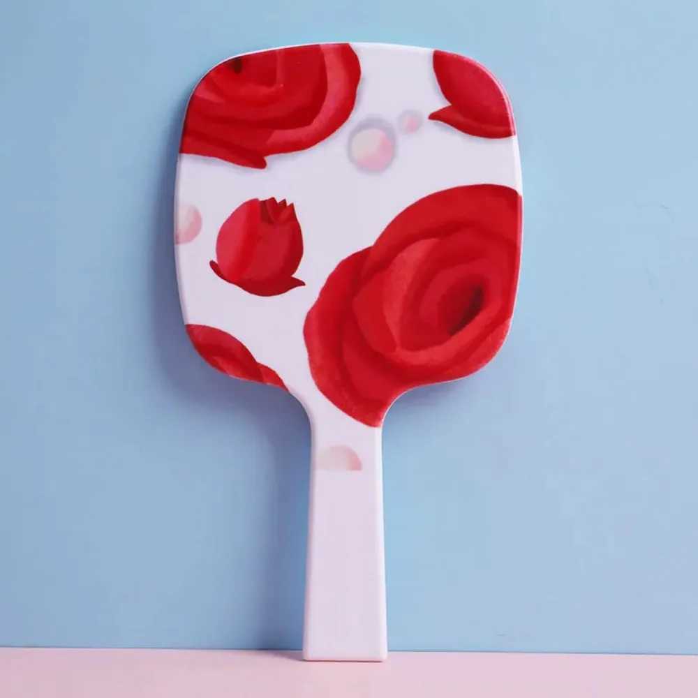 Large sized handheld makeup mirror womens square mirror makeup tool handheld makeup mirror makeup tool W240813