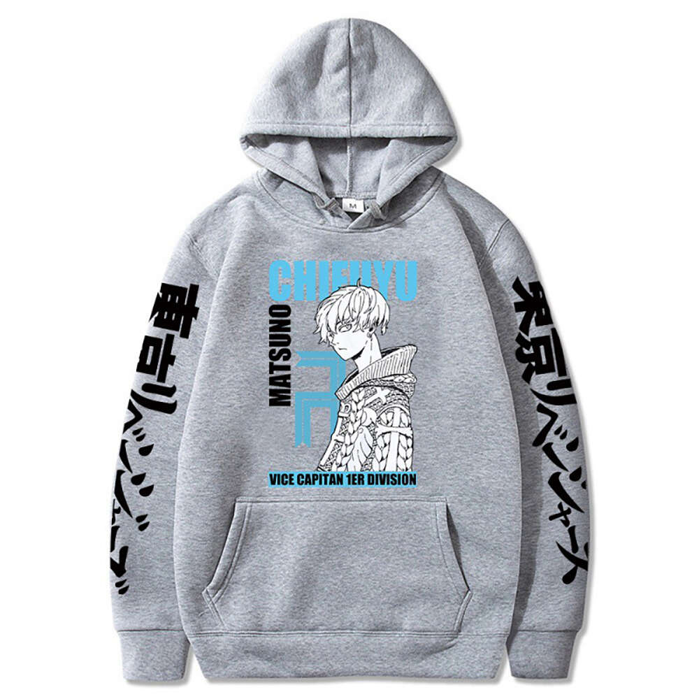Anime Haruku Tokyo Revengers Matsuno Chifuyu Print Men Women Hoodies Plus Size Sweatshirt Long Sleeve Unisex Pullover
