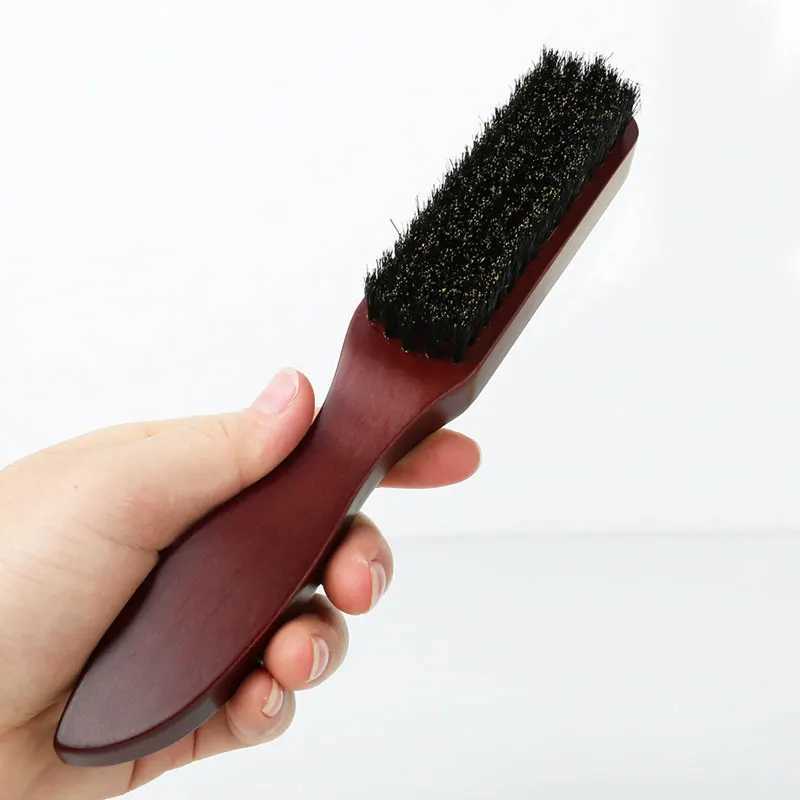 Professional soft bristled brush wood beard brush barber shaving brush mens beard comb hair comb set hair comb set shaving tools W240813