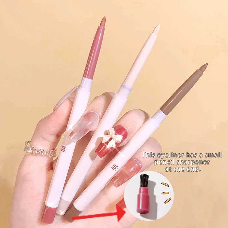 Purple Eyeliner Pen Long Lasting Anti-fainting Quick Drying Eye Liner Gel Pen Lying Silkworm Pencil Eye Beauty Makeup Cosmetics Y240813