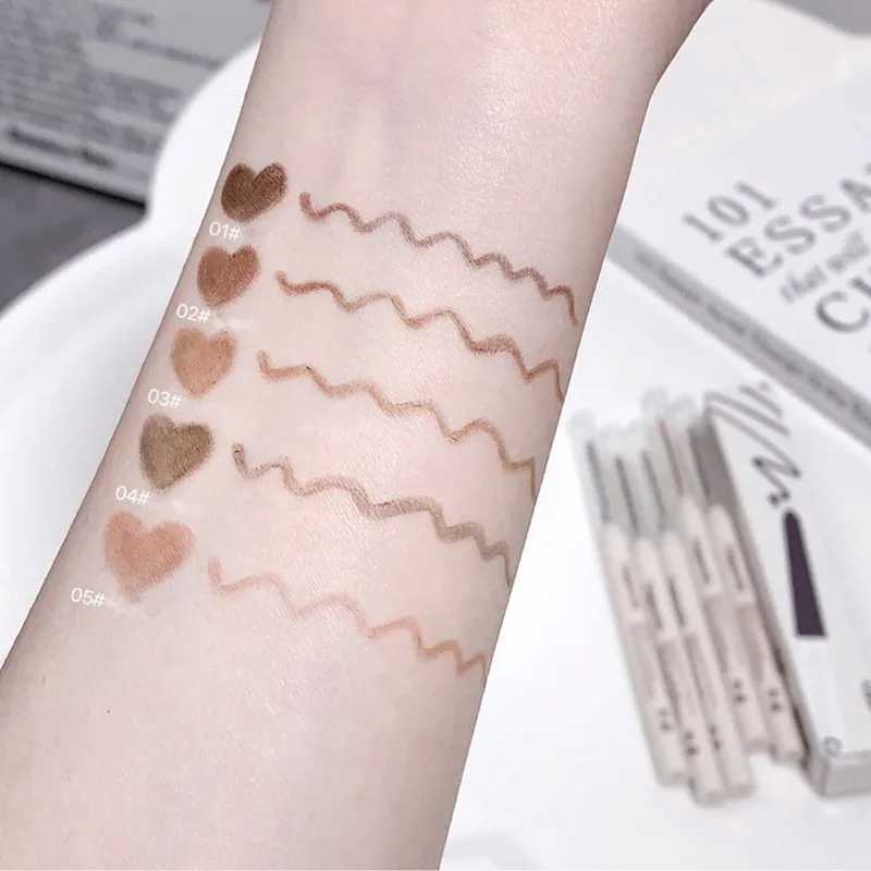 Mocha Brown Eyeliner Gel Pencil Waterproof Lasting Ultra-slim Outline Draw Eye Liner Eyelid Crayon Matte Silky High Pigment Pen Y240813