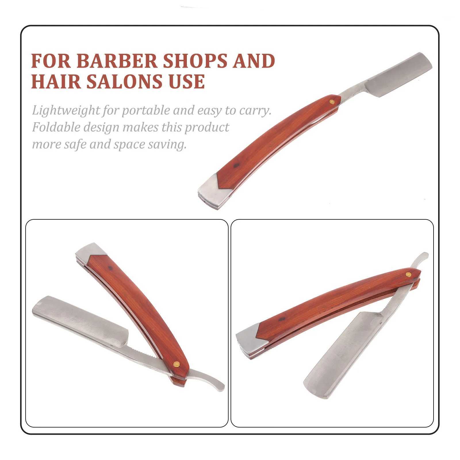 Razors for Men Trimmer Facial Shaver Straight Hair Manual Shaving Old Fashioned HouseholdM240814