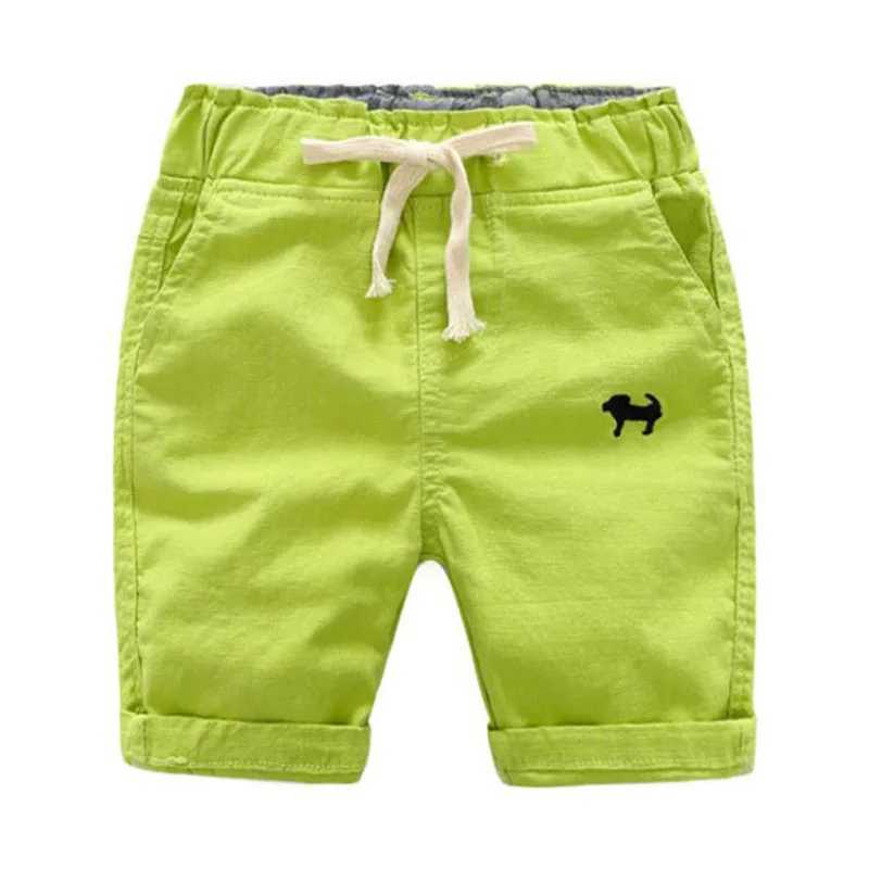 Factory sales of casual shorts for boys and girls in 2022 summer five oclock pants childrens clothing wholesale of childrens clothing embroidered dogs