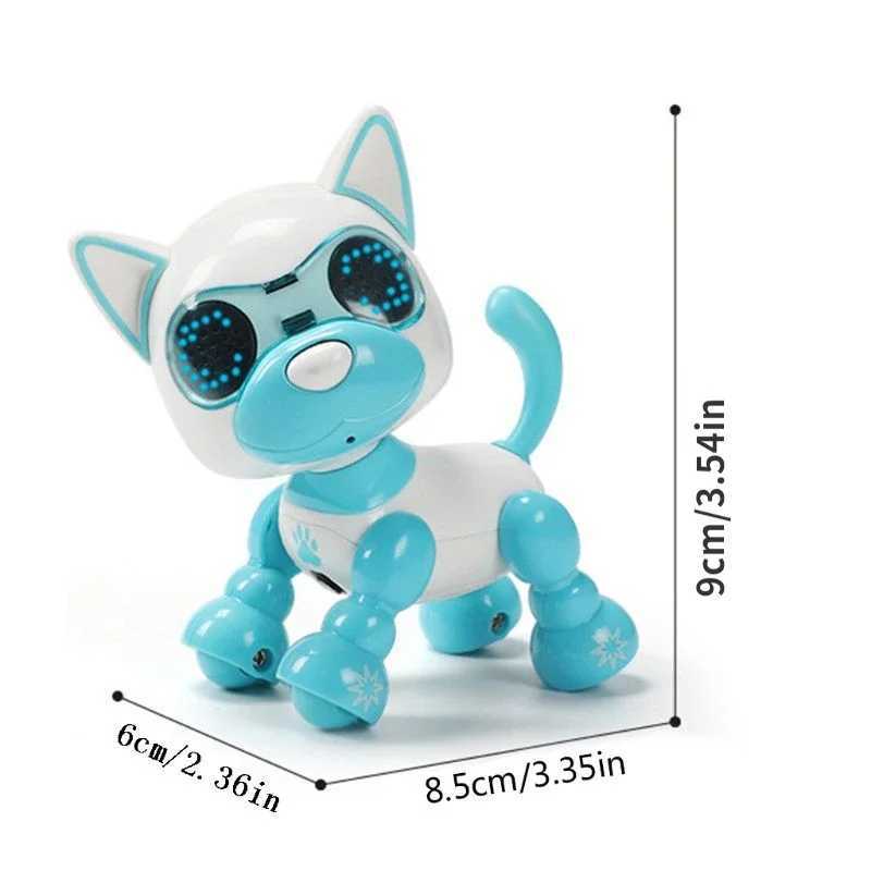 Robot Pet Dog Pet Companion Robot Interactive Intelligent Walking Robot Puppy Toy Electronic Pets with Light and Sound for Kids Y240814