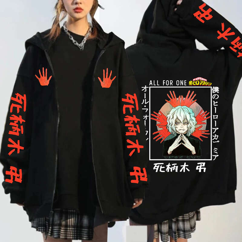 Hero My Academia Japan Anime Men Women Zip Hoodies Bakugo Himiko Shoto Plus Size Sweatshirt Haruku Unisex Streetwear Pullover
