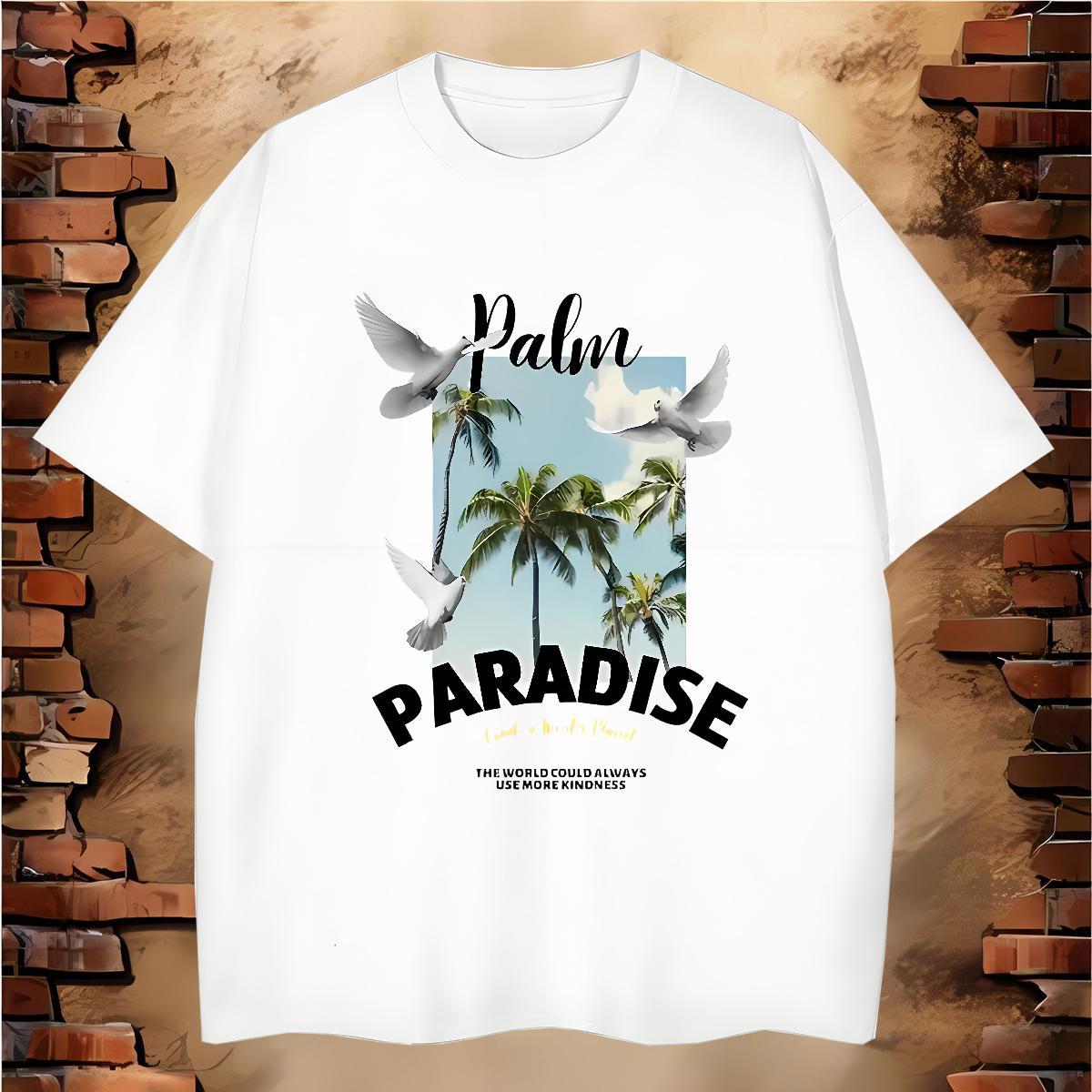 Man T Shirts 230g Pure Cotton tree Hip Hop Breathable Soft Anime Men Tees Fashion Designer Classic Polos