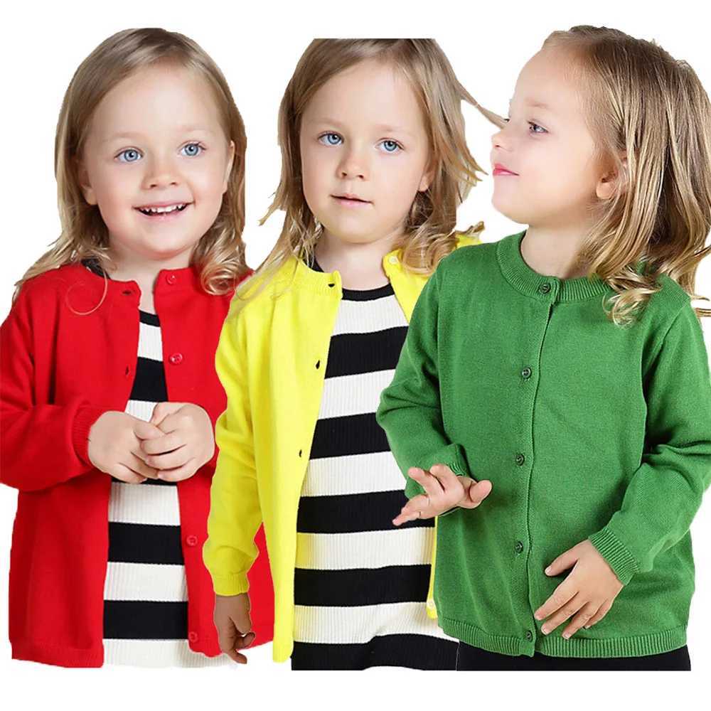 Spring and Autumn Knitted Sweater for Girls Clothing 1 to 2 3 4 5 6 7 8 9 Yrs Childrens Sweater for Boys Grey and White Knitted Open Knitted Woolen Sw