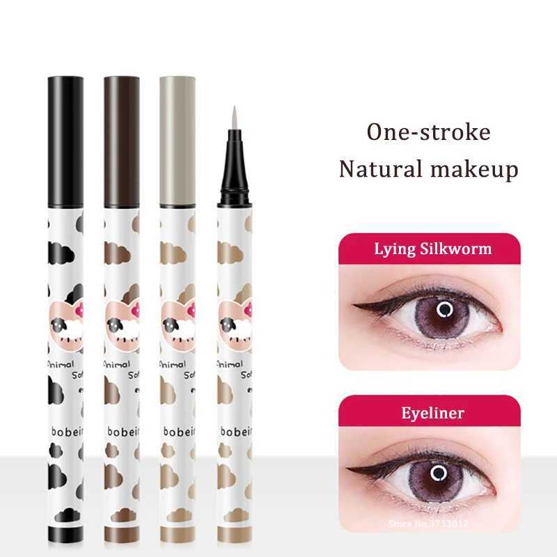 Waterproof Liquid Eyeliner with Fine Tip Smudge Proof Long Lasting Quick Dry Liquid Lying Silkworm Pen Eye Makeup Cosmetic Tool Y240813