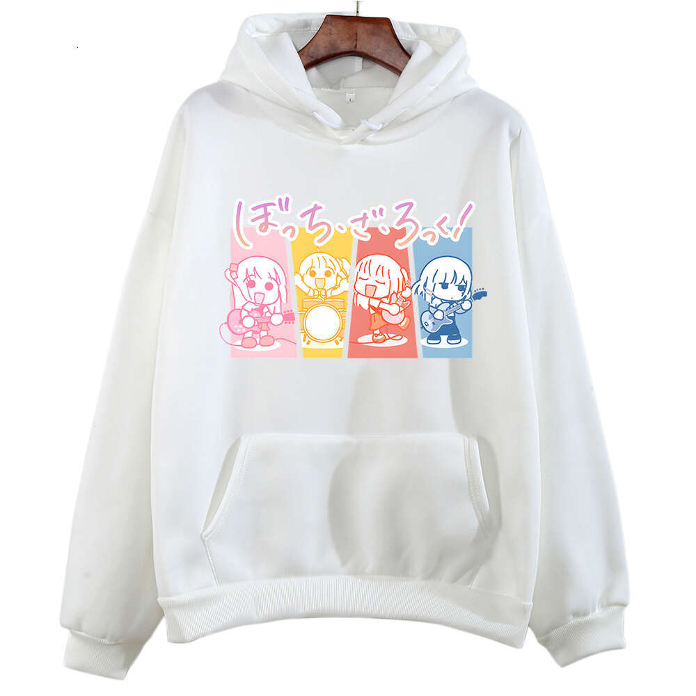 Women Anime Hoodies BOCCHI THE ROCK Hitori Gotou Graphic Printed Cartoon Plus Size Clothes Sweatshirt Female Sudaderas Hooded