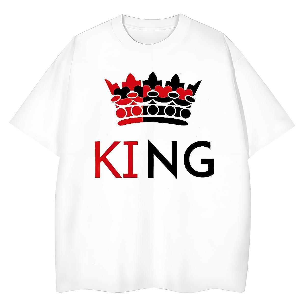 Classic Couples T Shirts Casual Daily Wear 230g 100% Cotton Skull Short Sleeve O-Neck letter T shirt Custom Tops Tees