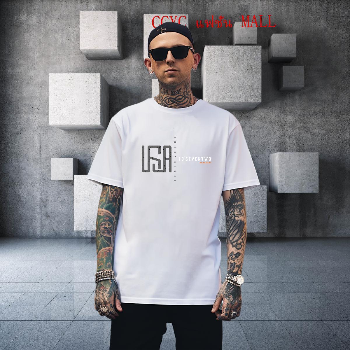 Soft letter T Shirt For Man Casual Beach Couples T Shirts 230g Pure Cotton Fashion Casual Breathable Short Sleeve Skull Tees Shirts