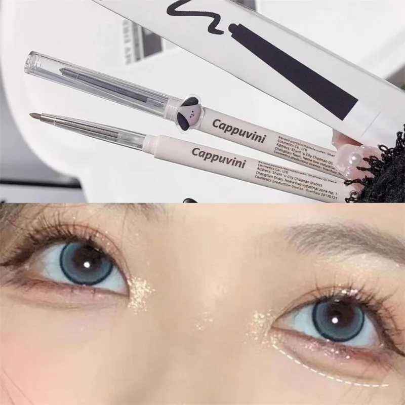 Mocha Brown Eyeliner Gel Pencil Waterproof Lasting Ultra-slim Outline Draw Eye Liner Eyelid Crayon Matte Silky High Pigment Pen Y240813