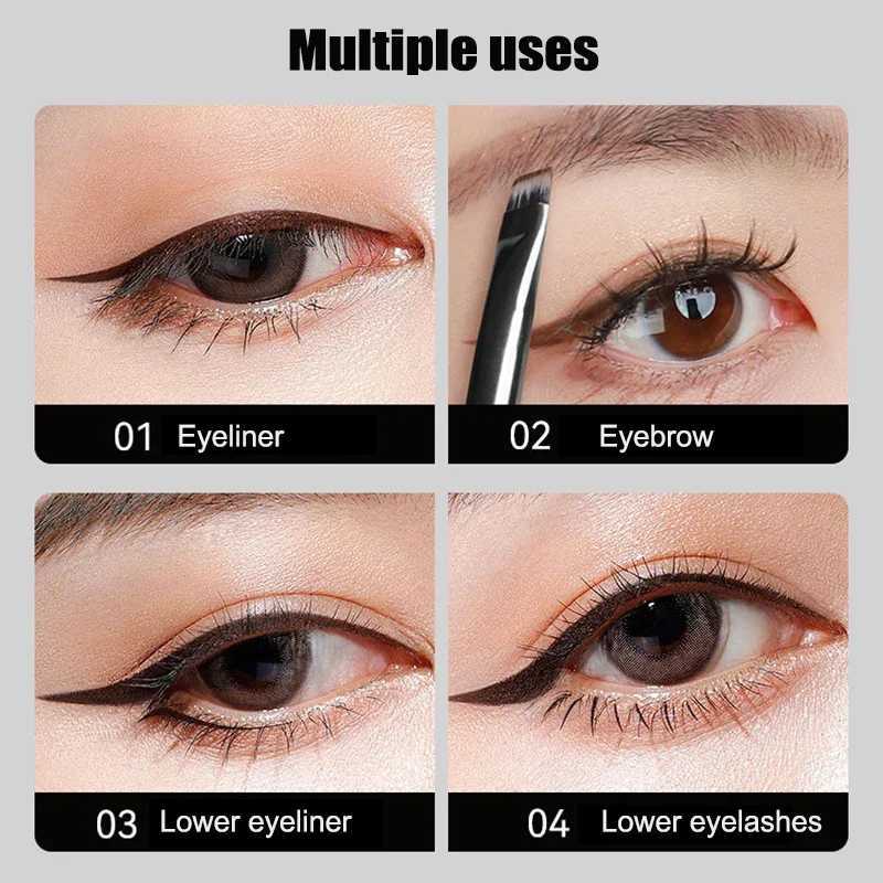 Smooth Waterproof Eyeliner Cream Smokey Gel Eye Liner Soft Easy Wear High Pigment Brown Matte Concealer Smudge-proof Eyes Makeup Y240813