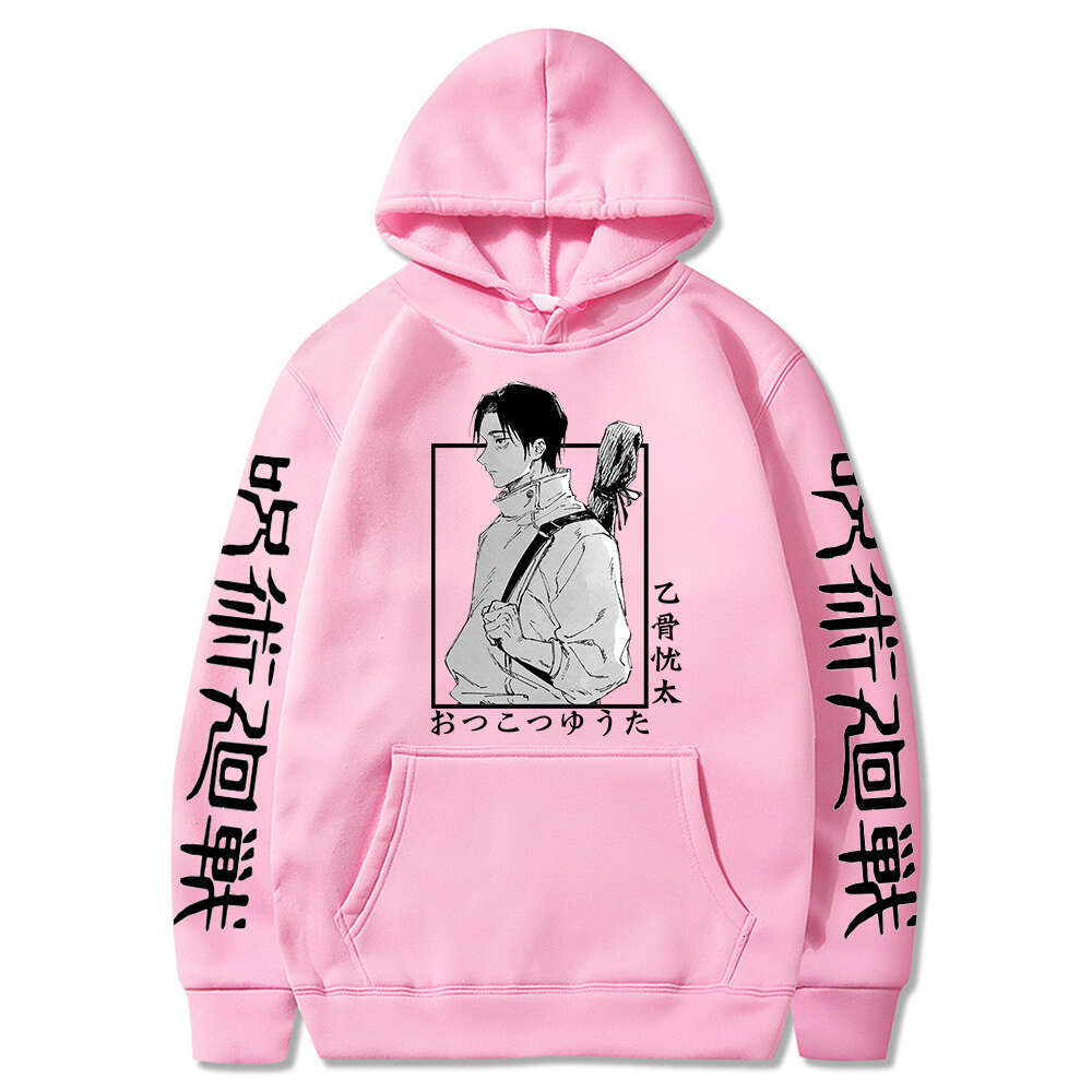 Kaisen Jujutsu Anime Hoodies Yuta Okkotsu Manga Printed Long Sleeve Men Women Autumn Winter Warm Plus Size Hooded Sweatshirts