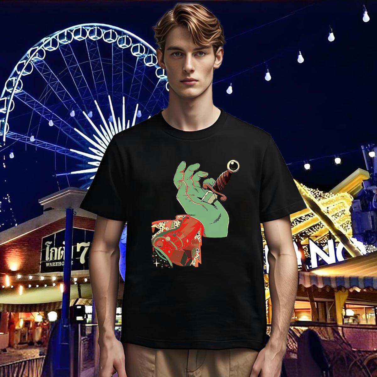 Man T Shirts 230g Cotton hand Sport Crew Neck Breathable Anime Men Tops Tees Classic Brand Top Tees