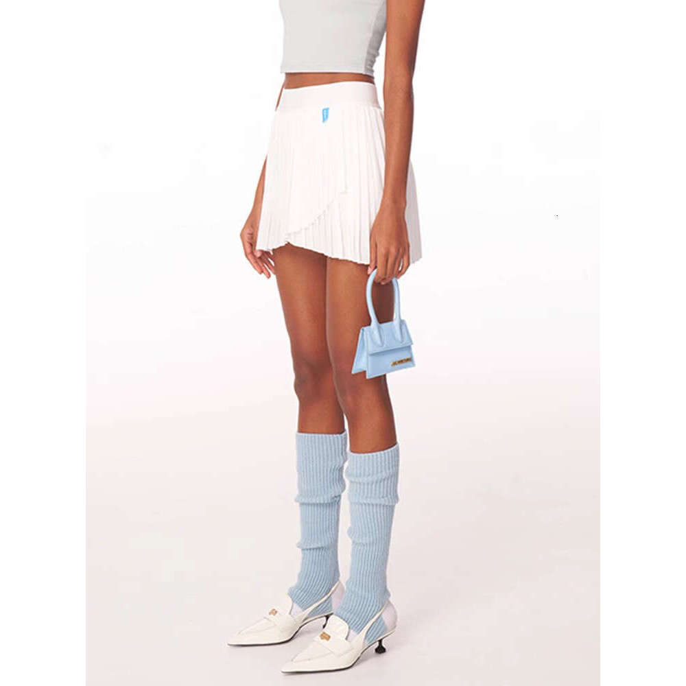 Women Wrap Front Detail Mini Pleated Tennis Skirt With Underpants