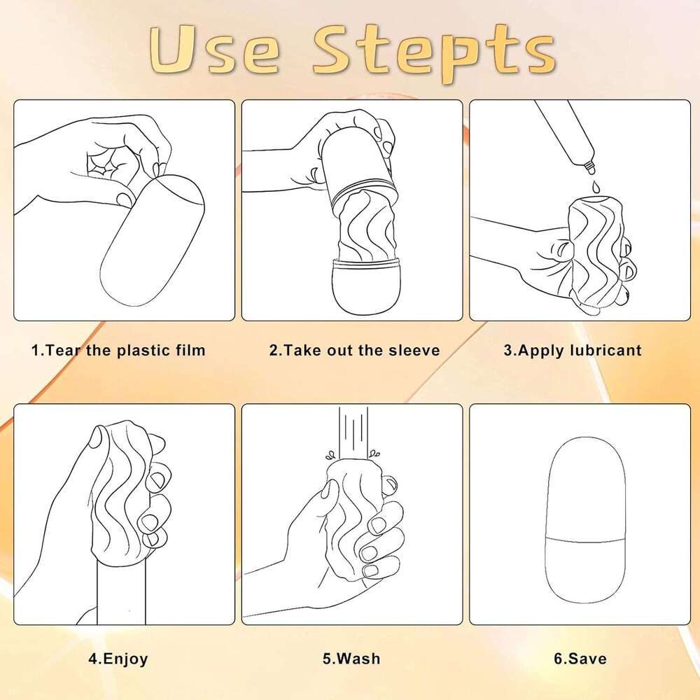 Male Sex Toys - Pocket Cat Egg Set Stroker Adult Sex Toy, Super Soft and Elastic 3D Realistic Texture Male Cup, 3 Training Egg Set Men's Sex Toys