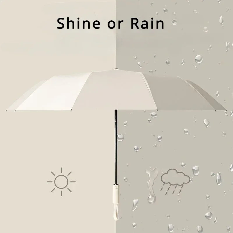 Use this fully automatic 24 bone umbrella to maintain protection in any weather available multiple colors w240813