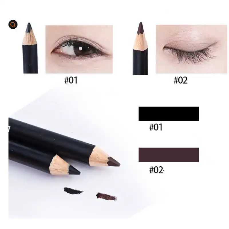 Professional Eyeliner Ultra-fine Waterproof Long-lasting Fashion Makeup Black Brown Eyebrow Wood Pencil Cosmetic Beauty Tools Y240813