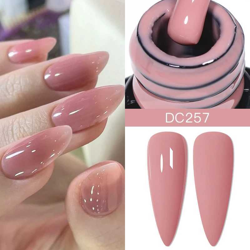 Mtssii 7ml Natural Nude Rubber Base Gel Nail Polish Milky Pink White Glitter Semi Permanent Soak Off UV LED Nails Gel VarnishM240814