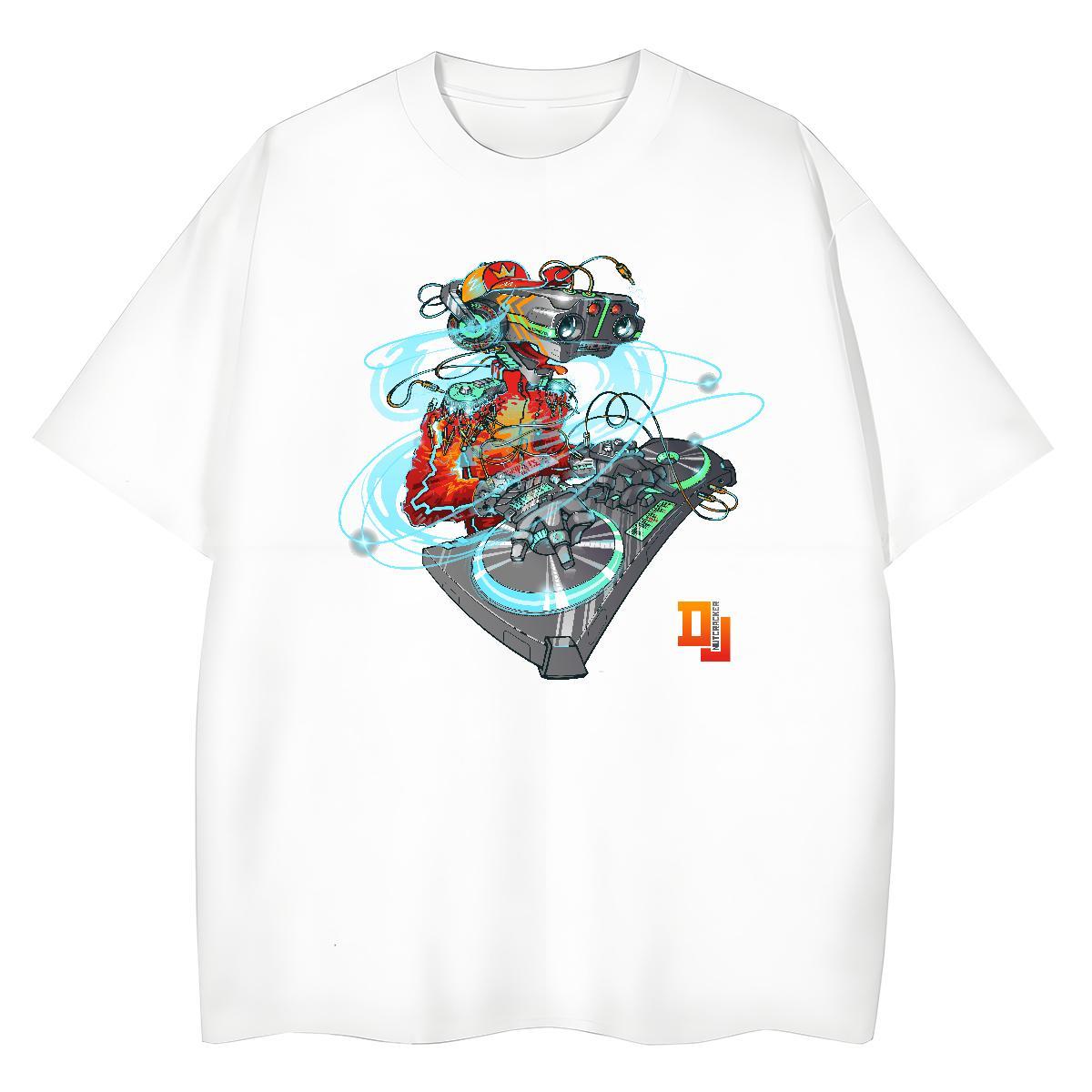 Brand Mens Tshirts Outdoor 230g Cotton DIY Anime Crew Neck ET T-Shirts for Men Customized Clothings