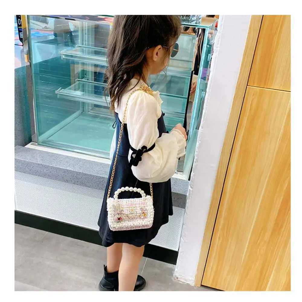 Preschool gift childrens wallet cute girl princess handbag shoulder cross body bag W240813