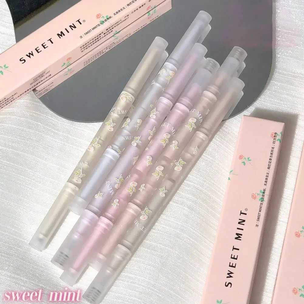 Double-headed Glitter Diamond Eyeliner Pencil Highlighter Eyeshadow Makeup Beauty Products Female Cosmetic Korean Make up Y240813