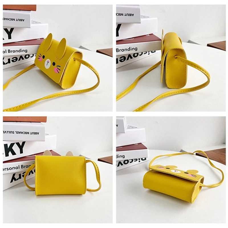 Girls handbag cute animal pattern shoulder bag childrens cartoon mini coin wallet girls handbag little girls handbag W240813