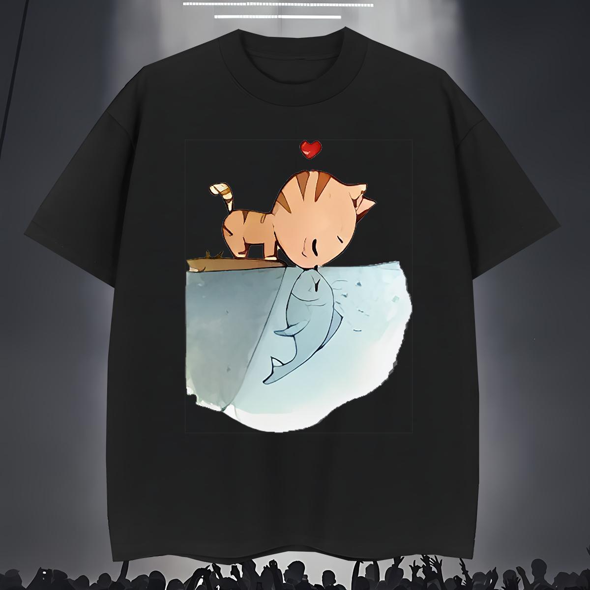T-Shirts for Men 230g Pure Cotton cute Sports Casual Breathable Short Sleeve Oversized 3XL 4XL Couples T Shirts Fashion Casual Loose Tees Shirts