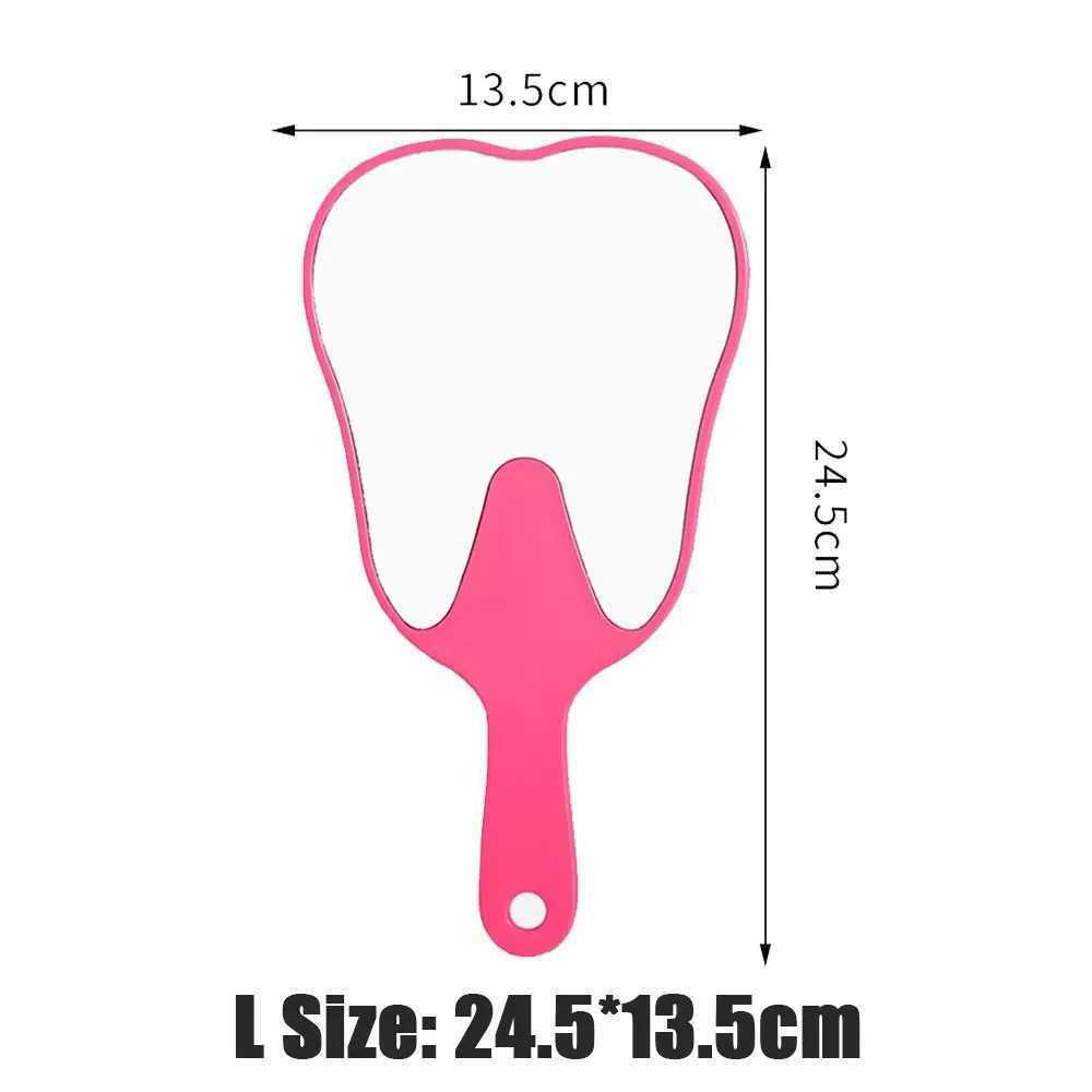 1PC dental handheld mirror cute makeup mirror handheld dental mirror with handheld high-definition makeup mirror W240813