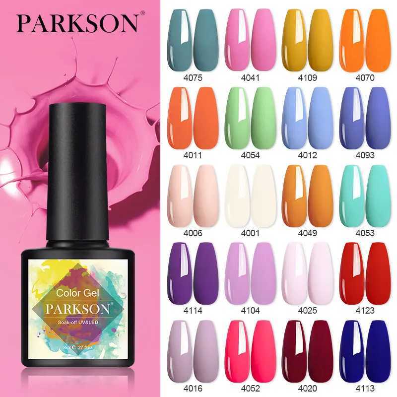 Parkson Gel Nail Polish 8ML Soak Off UV Gel Polish Varnish For Nails Art Semi Permanent Manicure Varnish Hybrid Nail GelM240814