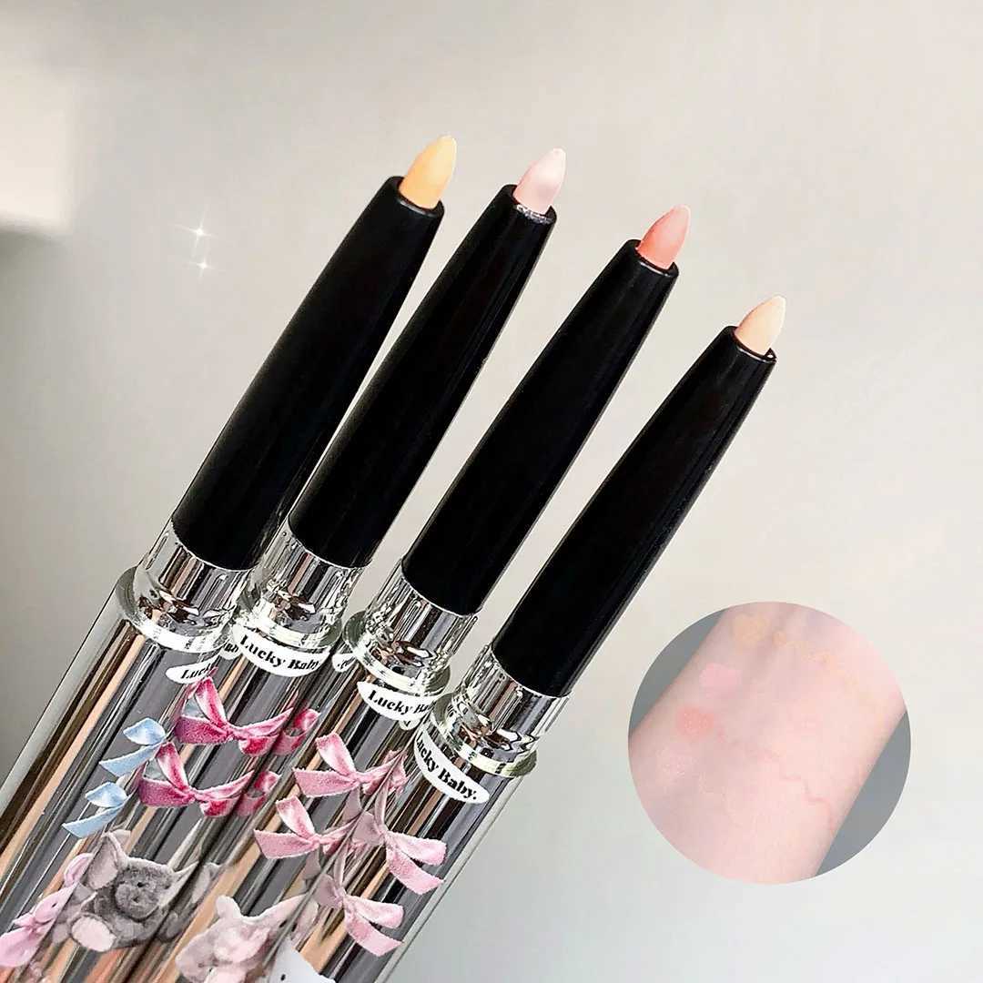 Double Head Gel Eyeliner Pen Lying Silkworm Eye Shadow Brightening Natural Pink Halo Dye Brush Pencil Waterproof Eyes Cosmetics Y240813