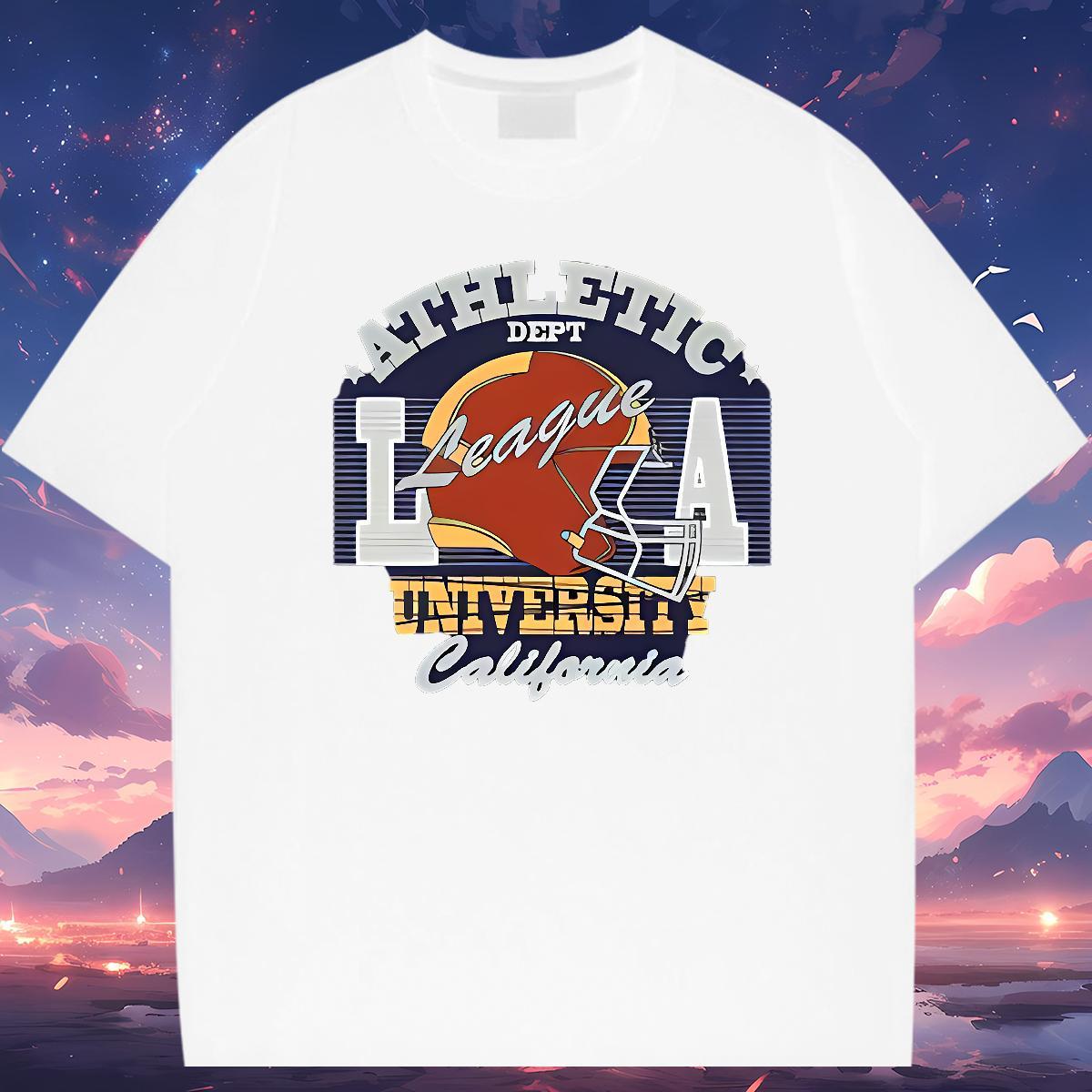 Comfortable letter Men T Shirts Casual Beach Men Tees 100% Cotton 230g Fashion Design Short Sleeve Soft Floral Print Tops