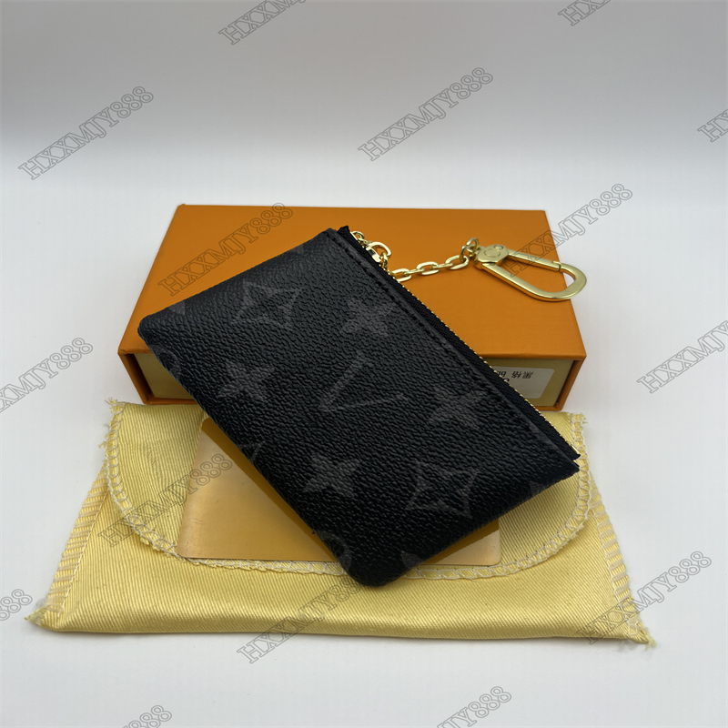 KEY POUCH 62650 POCHETTE CLES Designers Fashion Women Men Key Ring Credit Card Holder Coin Purse Luxury Mini Wallet Leather Handbags Dust bag With Box