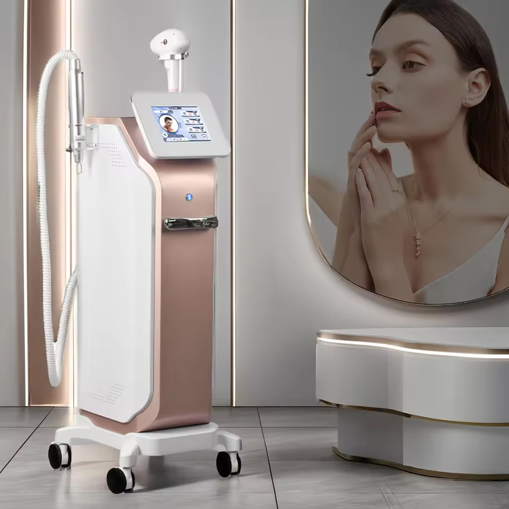 Factory OEM Strong Power 2 In 1 Diode Laser 755 808 1064 nm And Picosecond Laser Hair Removal And Tattoo Machine Permanent Painless CE FDA Approved